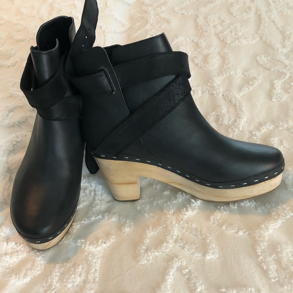 Free People Bungalow clog boot 38